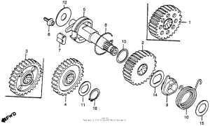 CR250R Кик стартер