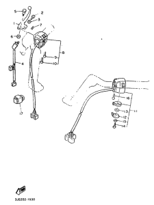 XVZ13TD Handle switch. lever