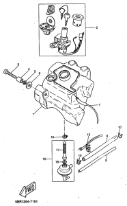 YQ50 Топливный бак