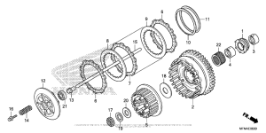 CB1000R Сцепление