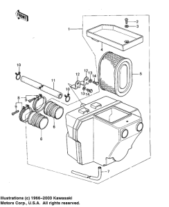 KZ400 Воздухоочиститель