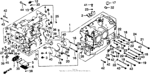 GL1100I Блок цилиндров