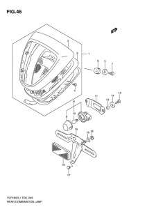 VLR1800 Задний комбинированный сигнал