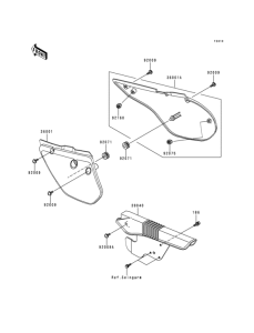 KMX125 Side covers / chain cover(1 / 2)