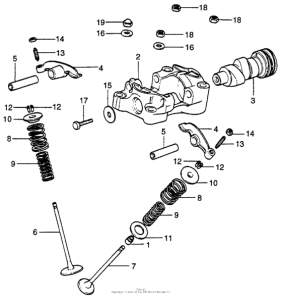 XR75 Camshaft + vavle