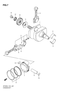SFV650 Вал коленчатый