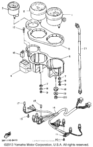 FZR400SAC Приборы