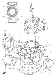 RM250 Цилиндр
