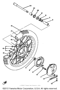  Переднее колесо
