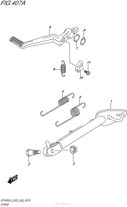 SFV650 Подножка