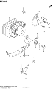 GSX1300R (ABS) Hydraulic Unit