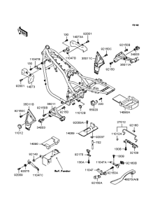 ZR1100 Короб для АКБ