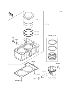 EL250 Цилиндр / поршень