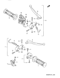 AD50 Рулевой переключатель