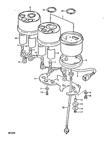GP125 Спидометр-тахометр