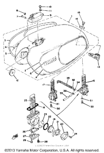 XS750E_227 - 1978 Топливный бак