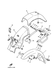 RZ125 ﾌﾛﾝﾄﾌｴﾝﾀﾞ. ﾘﾔﾌｴﾝﾀﾞ