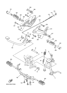T135FI Stand & footrest