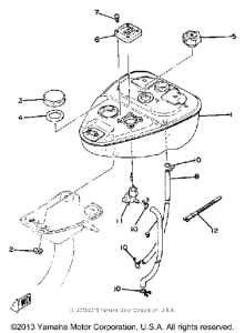 QT50F Fuel tank-oil tank