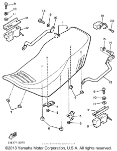 XJ900RK Сиденье