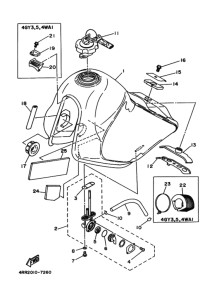 TT250R ﾌﾕｴﾙﾀﾝｸ