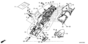  Задний бампер