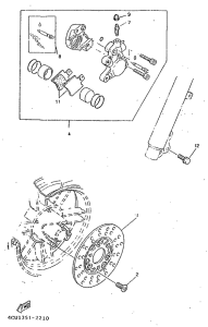 CW50 Передний тормоз