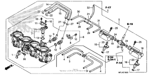 CBR600RR (ABS) Корпус Дросселя