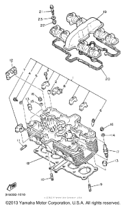 FJ1200ADC Головка цилиндров