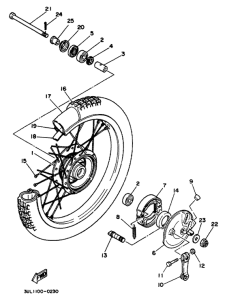 RT100K Переднее колесо