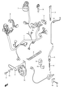 GN125 Жгут проводов