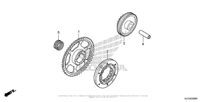 CRF250L (ABS) Муфта стартера