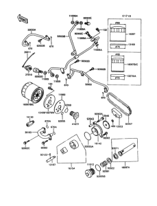 VN750 Oil pump / oil filter(1 / 2)