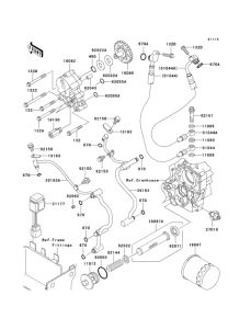 VN1600 Масляный насос и фильтр