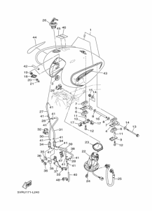 XV1700AS XV17ASB Tank fuel