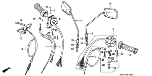 C90 Handle lever / switch / cable