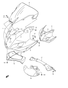 GSX-R1000 Cowling body
