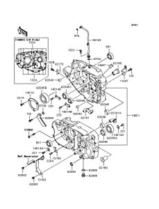 BJ250 Картер двигателя