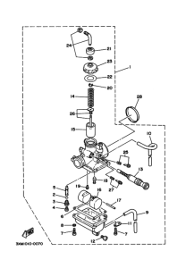 TZ50 Tobera  carburador