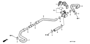 XL700V (ABS) Клапан нагнетание воздуха