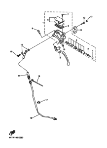 XVZ13TFS Передний тормозной цилиндр