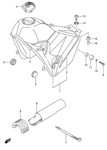 DR-Z400 Tank fuel