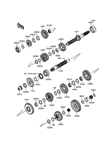 ZX1400 Трансмиссия