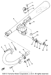 SR500H Выхлопная система
