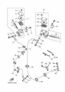 CP250 Передний тормозной цилиндр