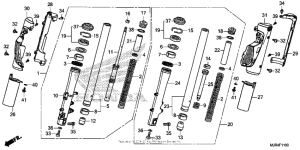 GL1800C Передняя вилка