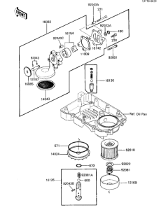 ZL600 Насос масляный  / фильтр масляный