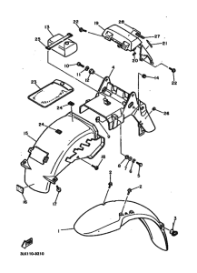 FZR1000 FZR1000W Крыло