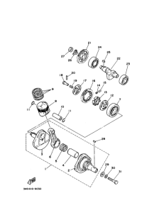 YD125S ｸﾗﾝｸｼﾔﾌﾄ.ﾋﾟｽﾄﾝ