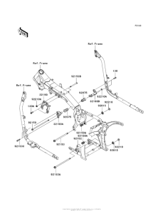 VN2000 Крепление двигателя